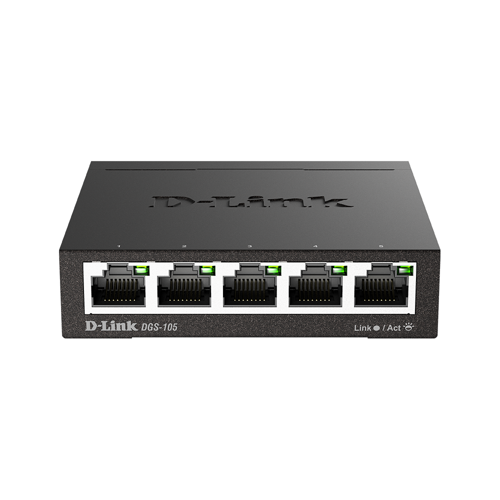 D-Link | Ethernet Switch | DGS-105/E | Unmanaged | Desktop | Gigabit Ethernet (copper) ports quantity 5 | 60 month(s)