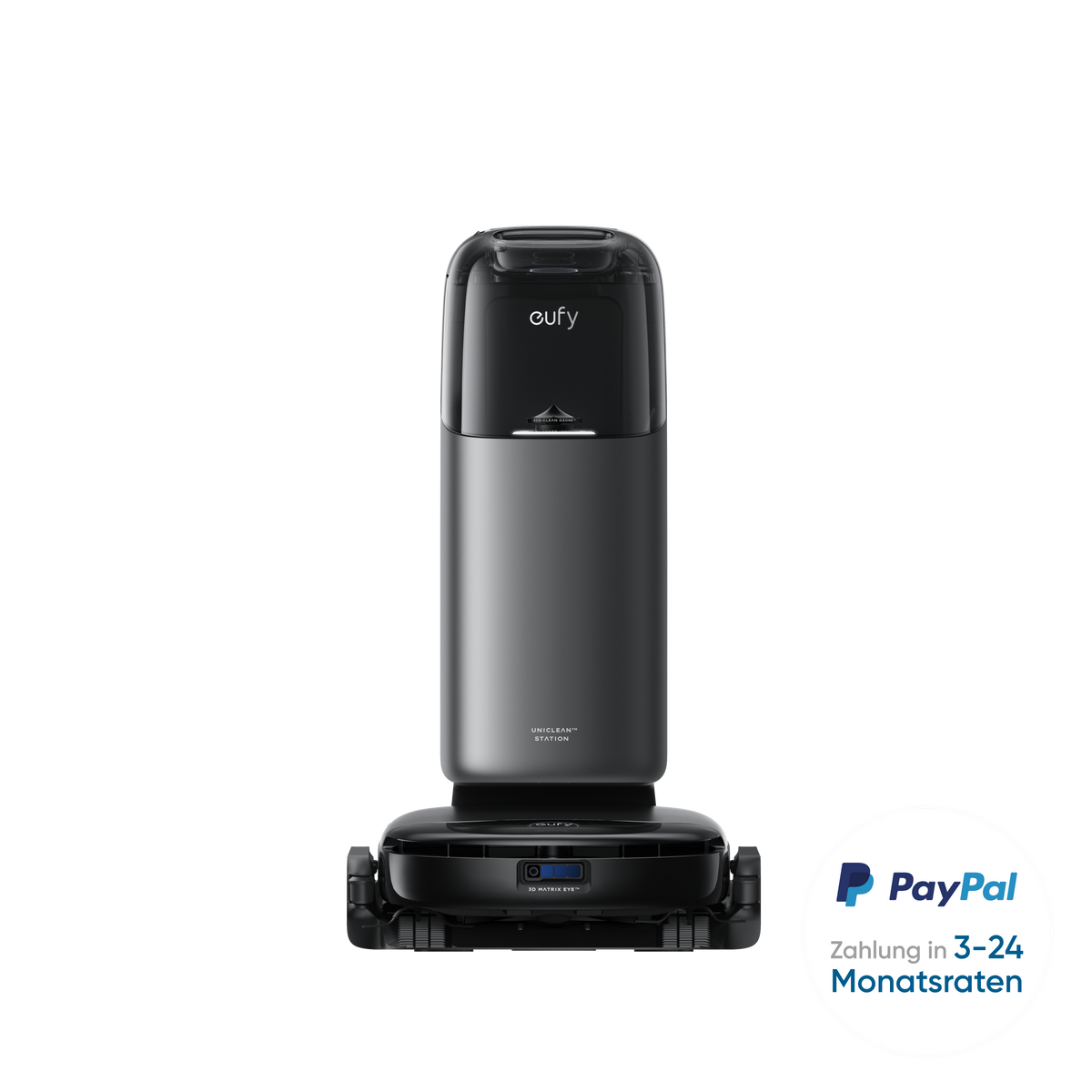 Anker Eufy | Robot Vacuum Cleaner with All-in-One Station | S1 Pro | Wet&Dry | Operating time (max) 216 min | 4600 mAh | Dust capacity Robot: 0.25L, Station: 2.5L L | 8000 Pa | Gray