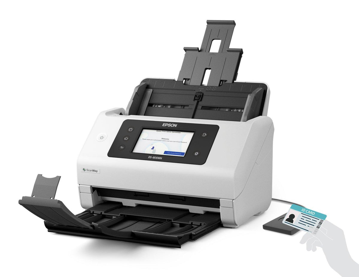 Epson Network Business Scanner | WorkForce DS-800WN | Colour | Wireless