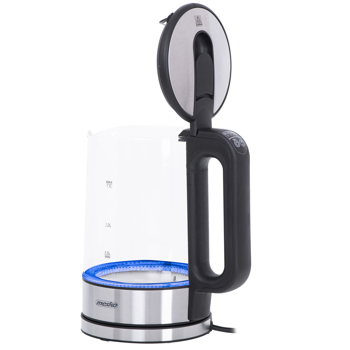 Mesko | Kettle | MS 1301b | Electric | 1850 W | 1.7 L | Glass | 360° rotational base | Black