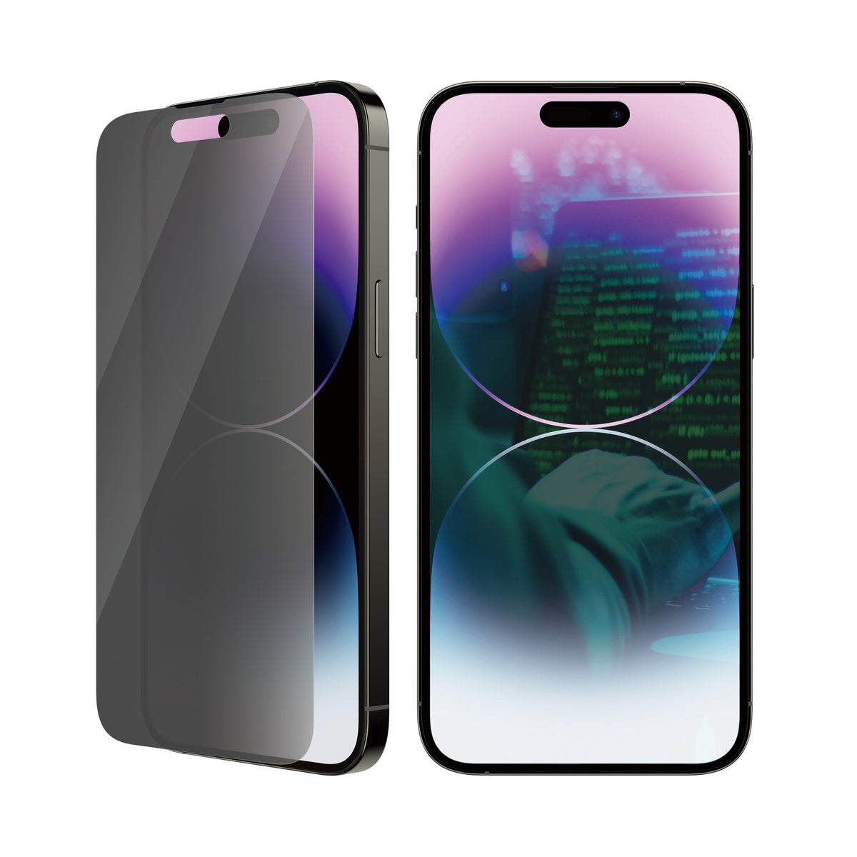 PanzerGlass | Screen protector | Apple | iPhone 14 Pro Max | Glass | Black | Classic Fit | Privacy