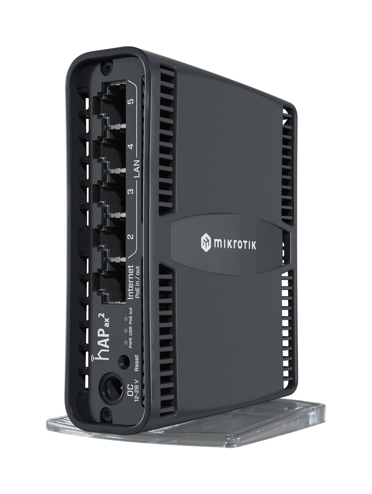 MikroTik C52iG-5HaxD2HaxD-TC - hAP ax² | MikroTik | hAP ax² | C52iG-5HaxD2HaxD-TC | 802.11ax | 1200 Mbit/s (5 GHz)/ 574 Mbit/s (2.4 GHz) Mbit/s | Ethernet LAN (RJ-45) ports 5 | No mobile broadband | 0