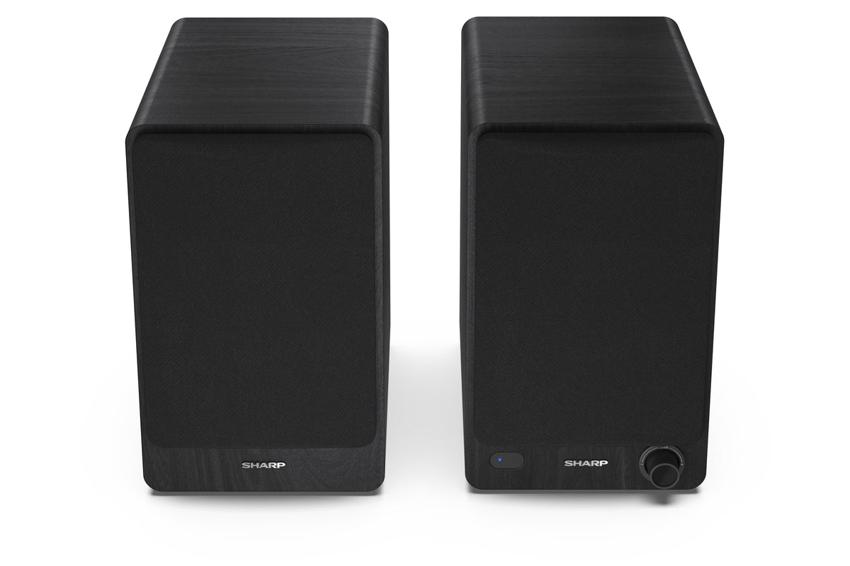 Sharp CP-SS30 Bookshelf Speakers, Black | Sharp | Speakers | CP-SS30(BK) Bookshelf | 60 W | Bluetooth | Wireless connection | Black