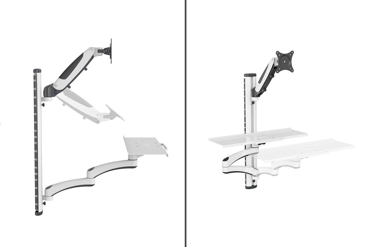 Digitus Wall mount | DA-90451 | Rotate, Swivel | 32 " | Maximum weight (capacity) 8 kg | White/Black