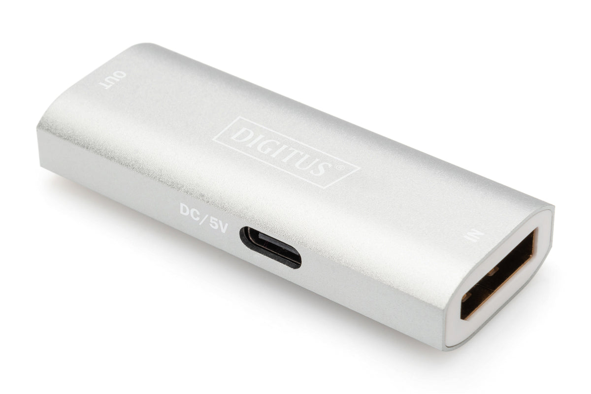 Digitus | 8K DP Repeater 30 m | DS-55524 | Silver