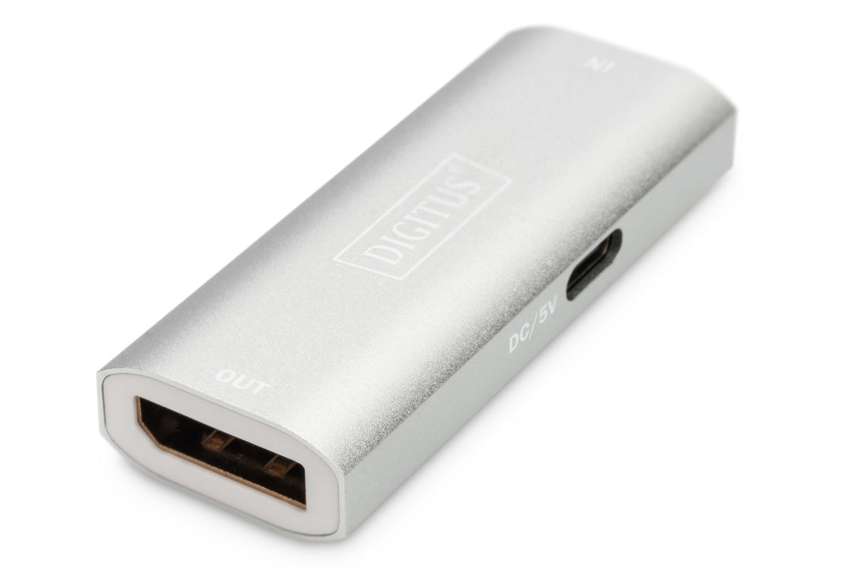 Digitus | 8K DP Repeater 30 m | DS-55524 | Silver