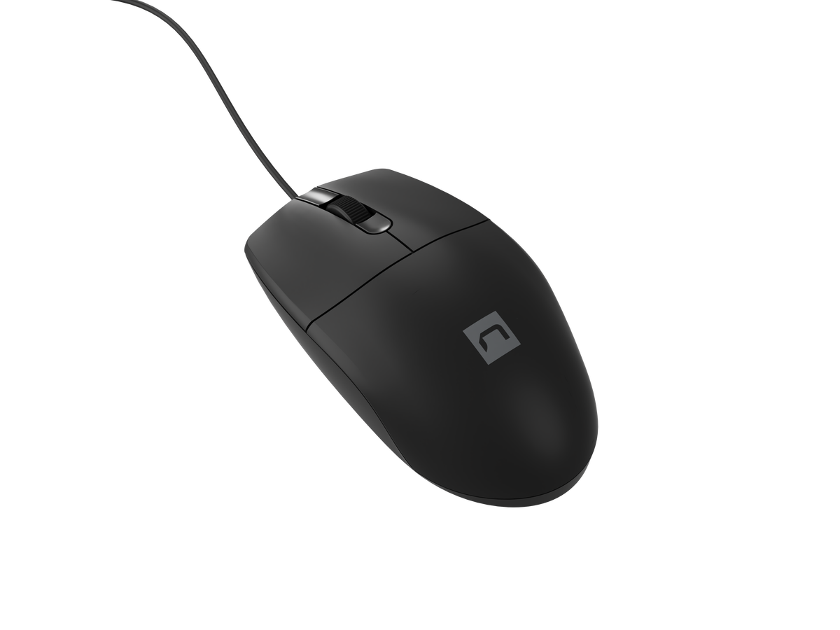 Natec | Mouse | Optical | Wired | Black