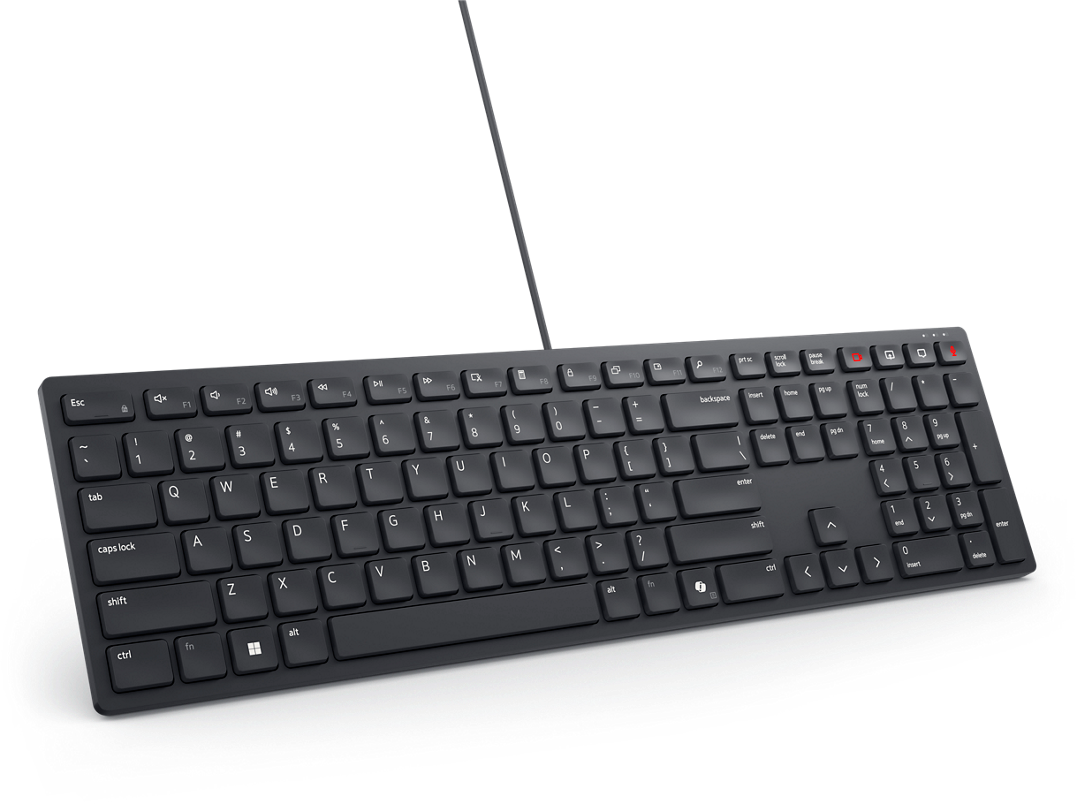 Dell | Collaboration Keyboard | KB525C | Keyboard | Wired | US (QWERTY) | Black