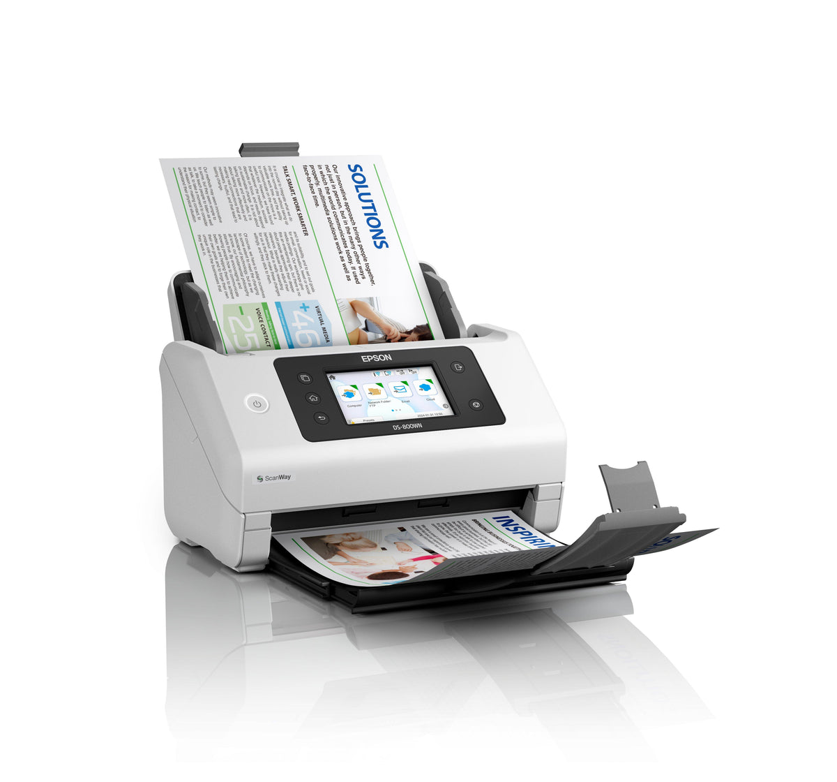 Epson Network Business Scanner | WorkForce DS-800WN | Colour | Wireless