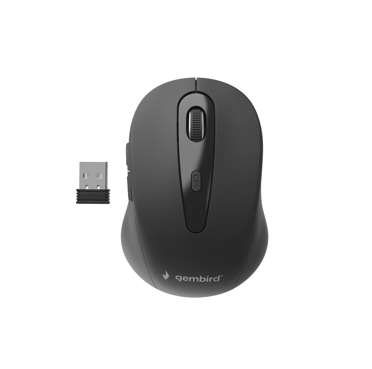Gembird | 6-button wireless optical mouse | MUSW-6B-01 | Optical mouse | USB | Black