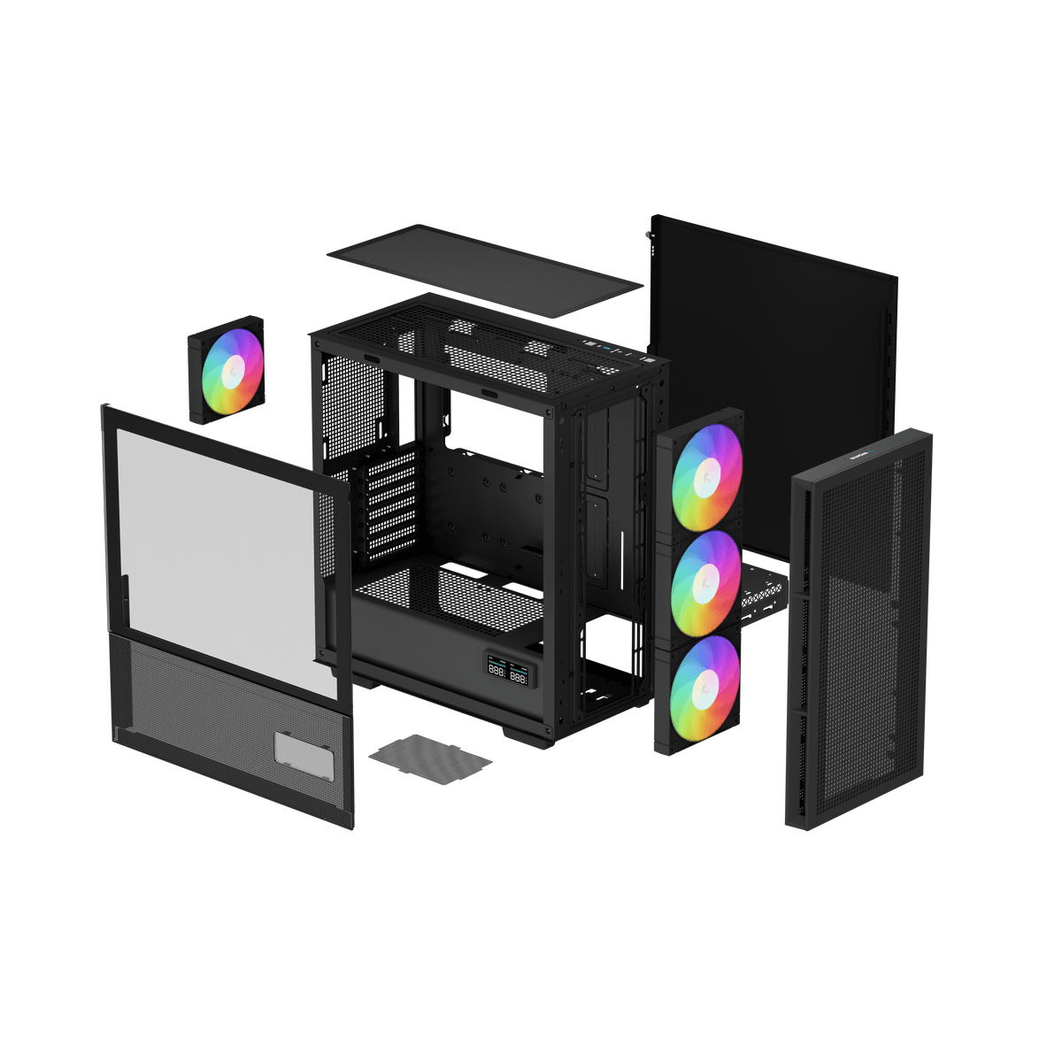 Deepcool | MID TOWER CASE | CH560 Digital | Side window | Mid-Tower | ATX PS2 | Black
