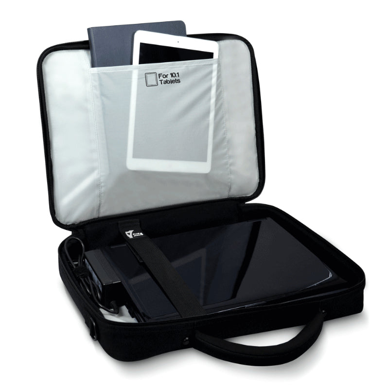 PORT DESIGNS | Courchevel | Fits up to size 15.6 " | Messenger - Briefcase | Shoulder strap | Black