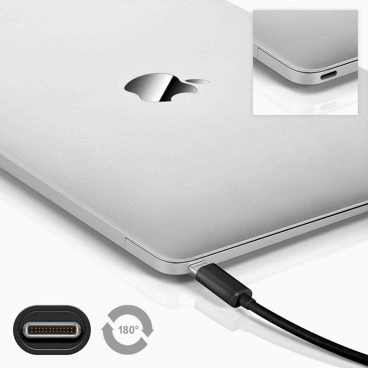 Goobay 67976 USB-C 3.1 generation 1 cable, black, 1m | Goobay | USB-C Charge Cable USB-C male