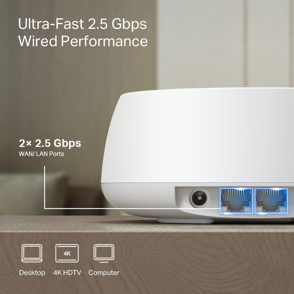 TP-LINK BE3600 Whole Home Mesh Wi-Fi 7 System | TP-LINK
