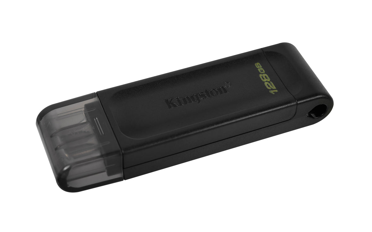 Kingston | USB Flash Drive | DataTraveler 70 | 128 GB | USB Type-C | Black