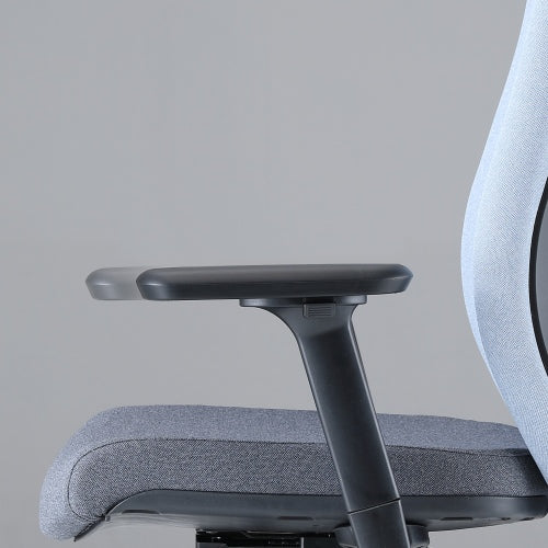 Up Up Athene ergonominė biuro kėdė Juoda, Pilkas + Mėlynas audinys