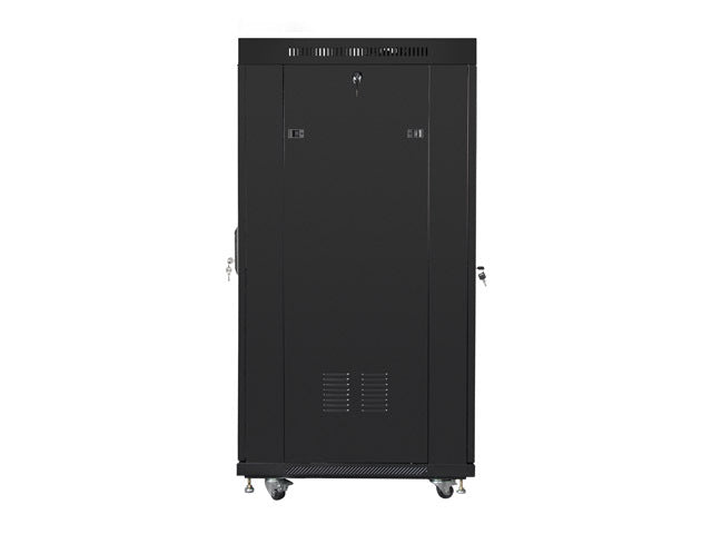 Lanberg | Rack cabinet 19" free-standing 27U/600x800 (flat pack) with mesh door, LCD | FF01-6827-23BL | Black