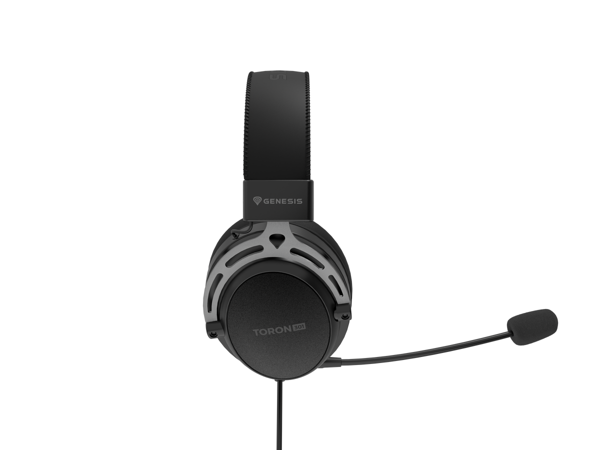 Genesis | Gaming Headset | Toron 301 | Wired | Over-Ear | Microphone | Black