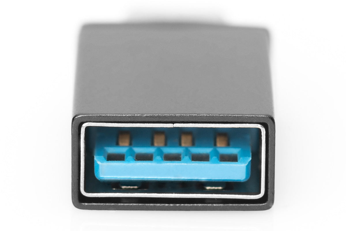Digitus | USB Type-C adapter, type C to A M/F, 3A, 5GB, 3.0 Version | AK-300506-000-S | Plug USB C | Jack USB A