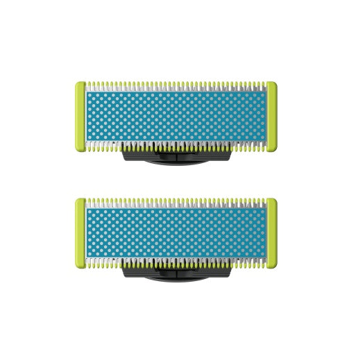 Philips | Replaceable blade (2 pcs) | QP225/50 OneBlade | Black/Green