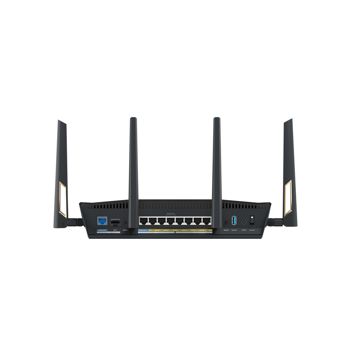 Asus | Dual-band WiFi 7 AiMesh Extendable Performance Router | RT-BE88U | 802.11be | 10/100/1000 Mbit/s | Ethernet LAN (RJ-45) ports 4 | Mesh Support Yes | MU-MiMO Yes | 3G/4G data sharing | Antenna type External