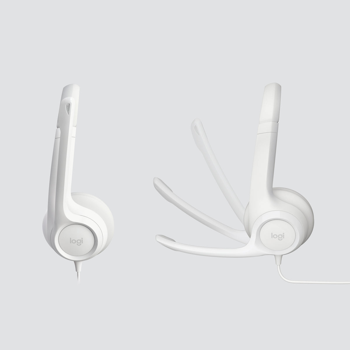 Logitech | USB Computer Headset | H390 | Wired | Over-Ear | Microphone | Noise canceling | Off-white