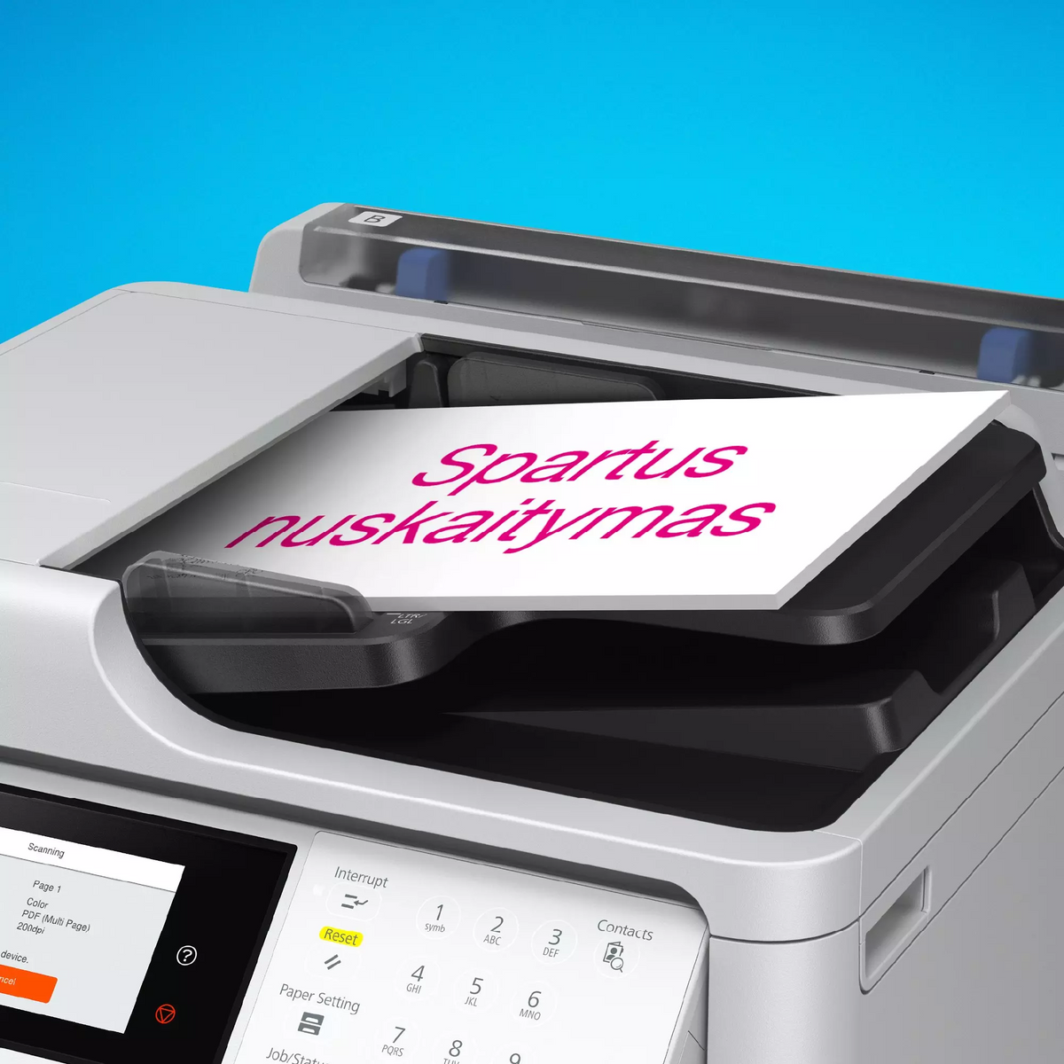 Epson WorkForce Pro WF-C5890DWF Spausdintuvas rašalinis spalvotas MFP A4 34 ppm USB LAN Wi-Fi
