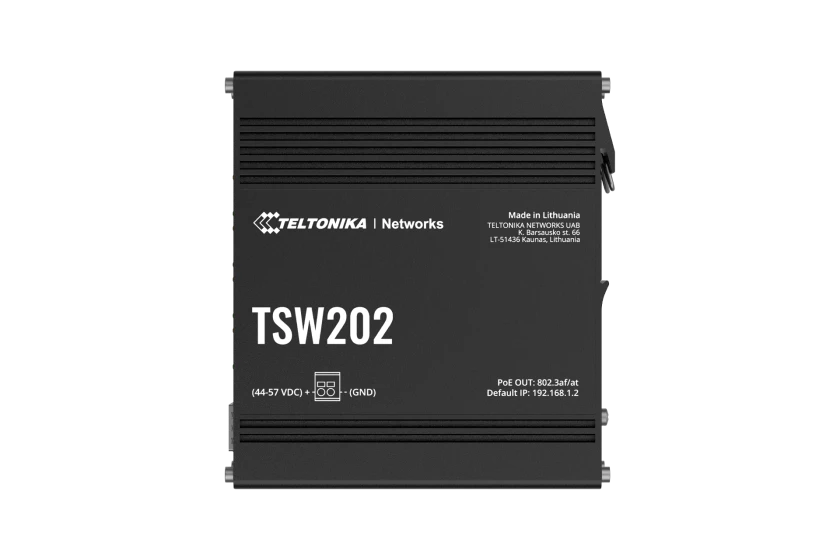 Teltonika | Switch, 8 ports | TSW202 | L2 managed | Wall-mountable | SFP ports quantity 2