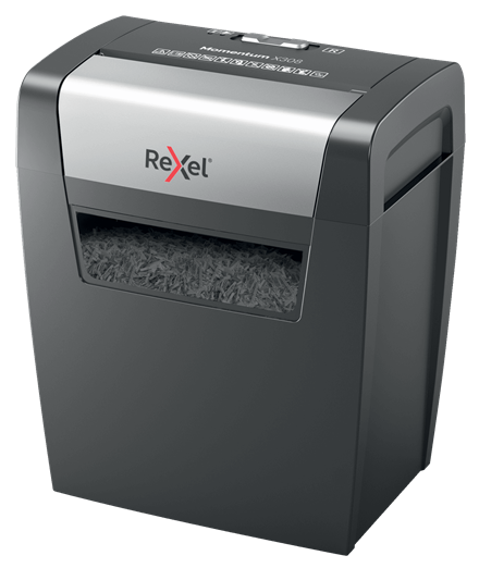 Rexel Momentum X308 Dokumentų naikiklis Particle-cut shredding 5x42mm P-3 15L, Pilka/Juoda