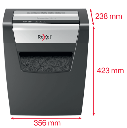 Rexel Momentum X410 P-4 Dokumentų naikiklis