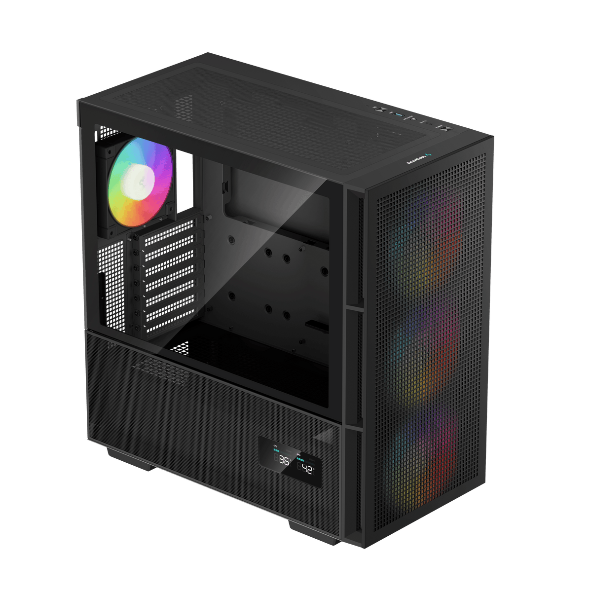 Deepcool | MID TOWER CASE | CH560 Digital | Side window | Mid-Tower | ATX PS2 | Black