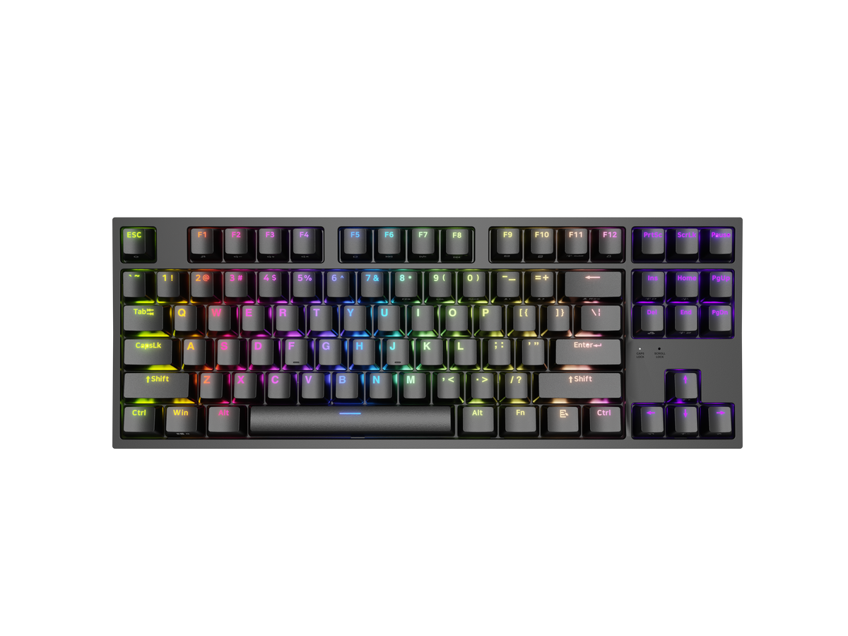 Genesis | THOR 404 TKL | Mechanical Gaming Keyboard | Wired | US | Kailh Box Brown V2 | Black | RGB