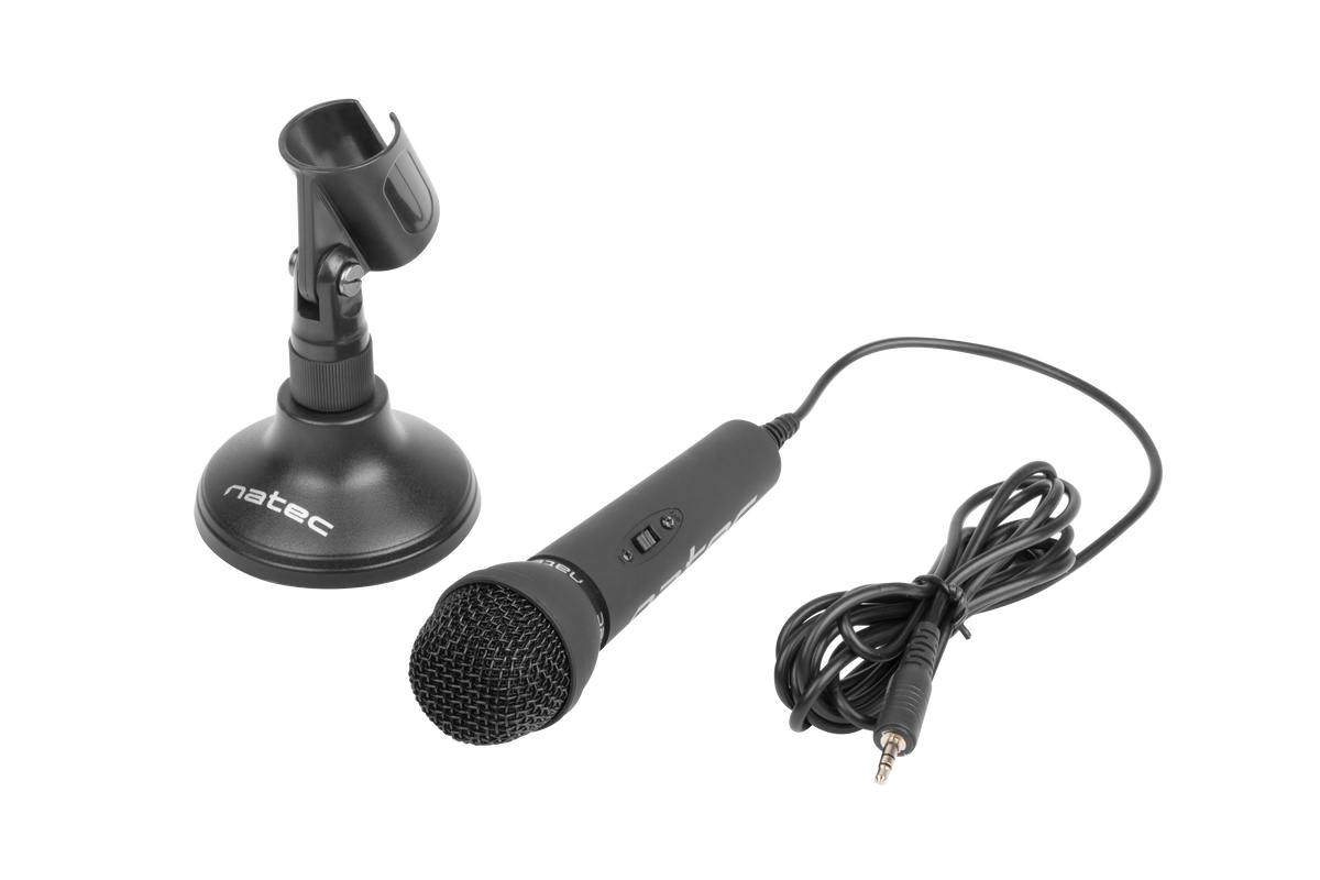 Natec | Microphone | NMI-0776 Adder | Black | Wired