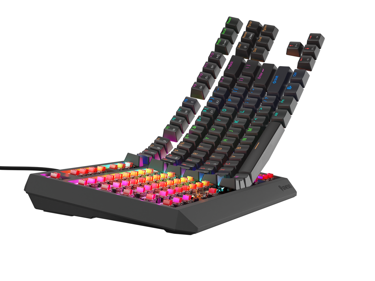Genesis THOR 230 | Mechanical Gaming Keyboard | Wired | US | Outemu Red | Black