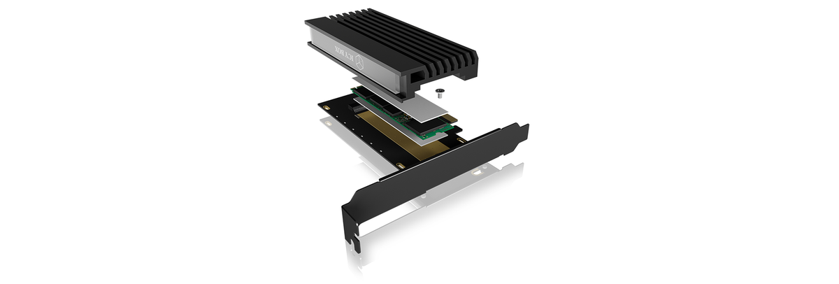 Raidsonic | ICY BOX | PCIe card with M.2 M-Key socket for one M.2 NVMe SSD