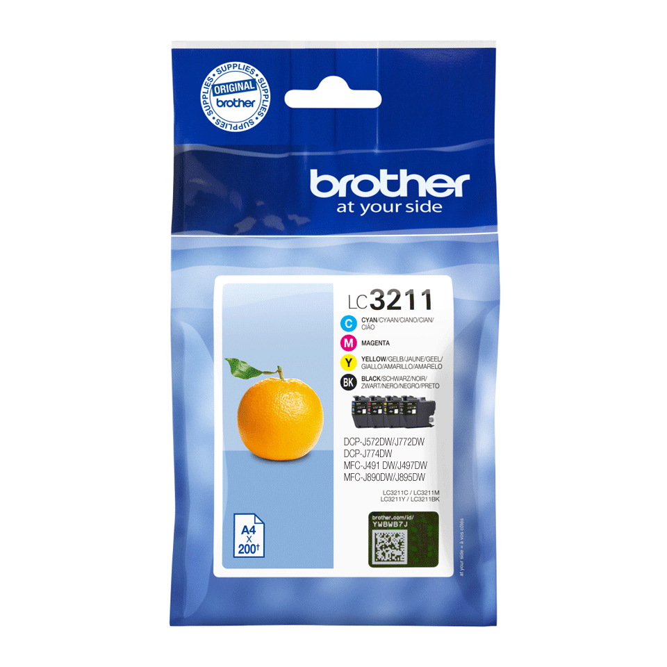 Brother Cartridge Value Pack | LC3211VAL | Ink cartridge | Black, yellow, cyan, magenta