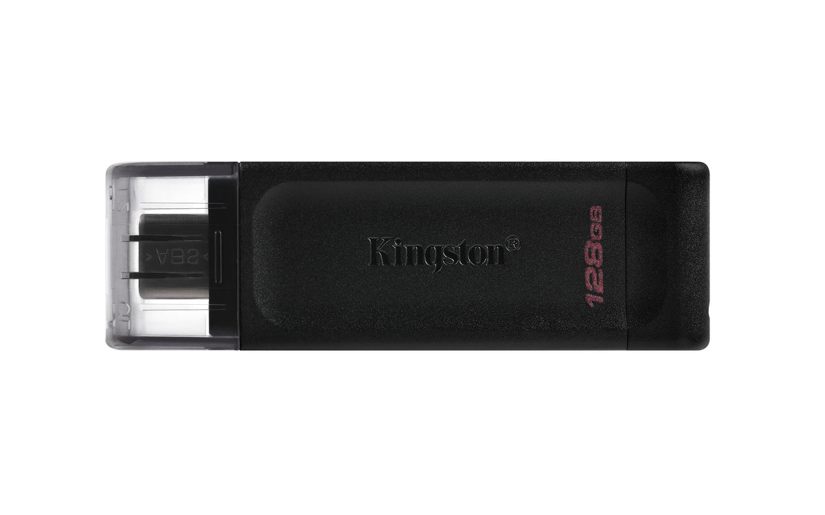 Kingston | USB Flash Drive | DataTraveler 70 | 128 GB | USB Type-C | Black