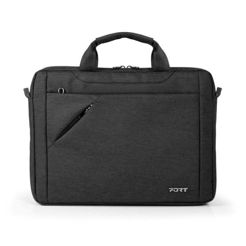 PORT DESIGNS | S13 Sydney ECO Case | Fits up to size 13/14 " | Top Loading | Shoulder strap | Black