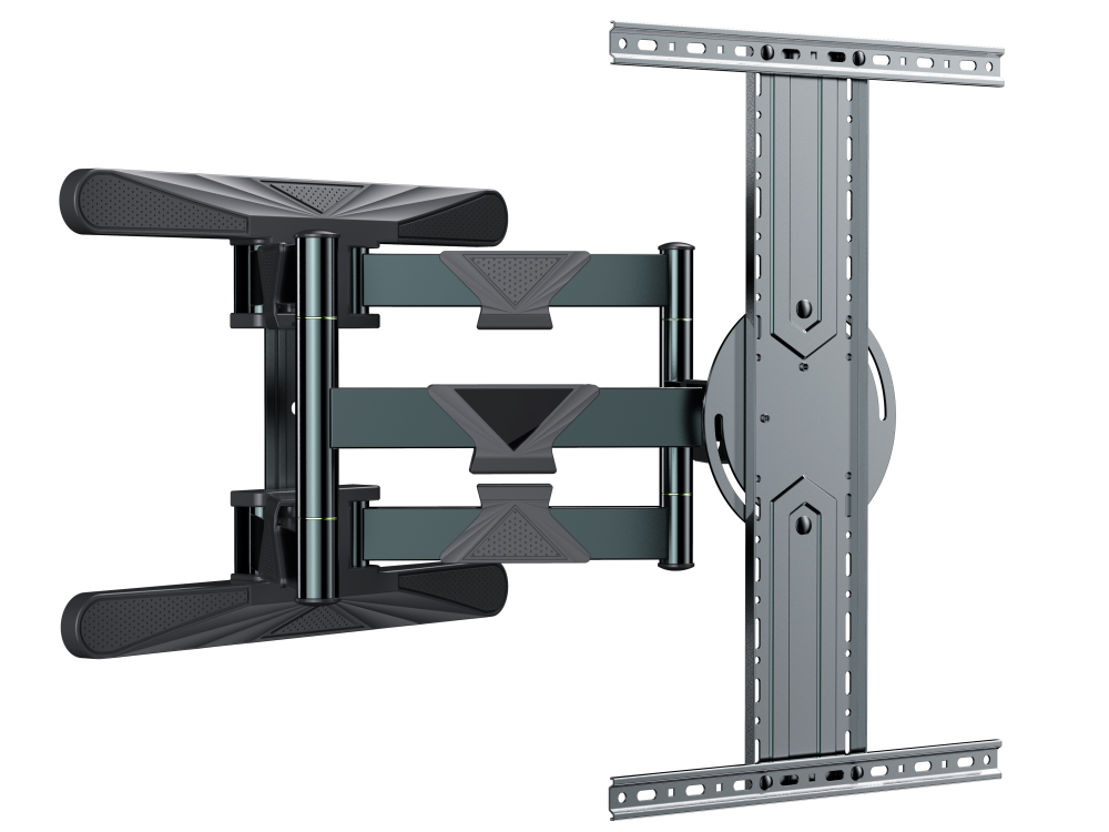 Gembird | Wall mount | WM-80STR-01 | Tilt, swivel, rotate | 40-80 " | Maximum weight (capacity) 50 kg | Black
