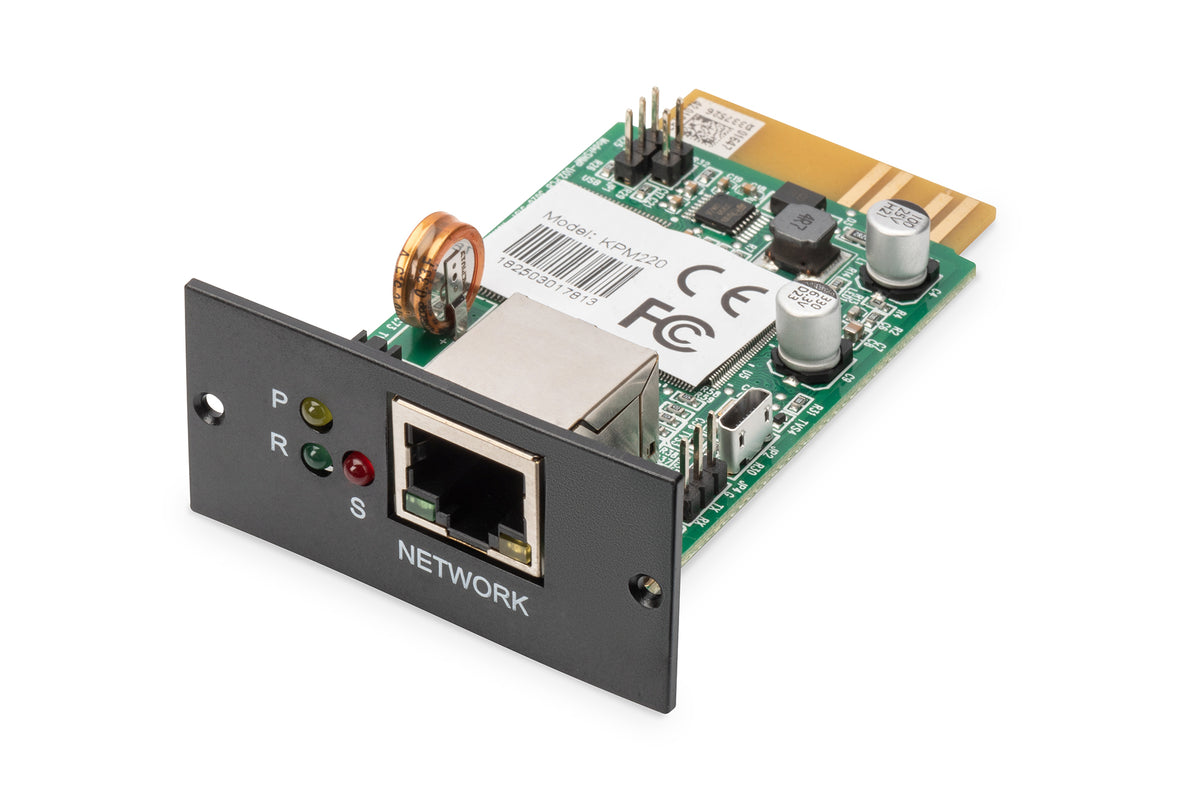 Digitus | SNMP and WEB card for DIGITUS OnLine UPS rack mount units | DN-170100-1