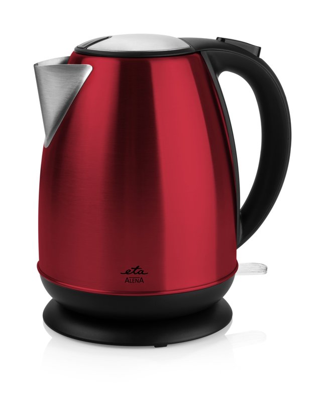ETA | Kettle | 359090010 | Standard | 2200 W | 1.7 L | Stainless steel | 360° rotational base | Red