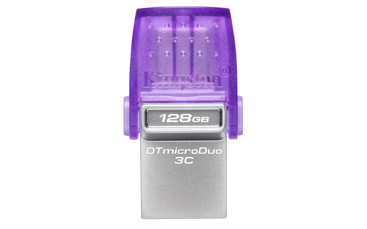 Kingston | DataTraveler | DT Micro Duo 3C | 128 GB | USB Type-C/Type-A | Purple