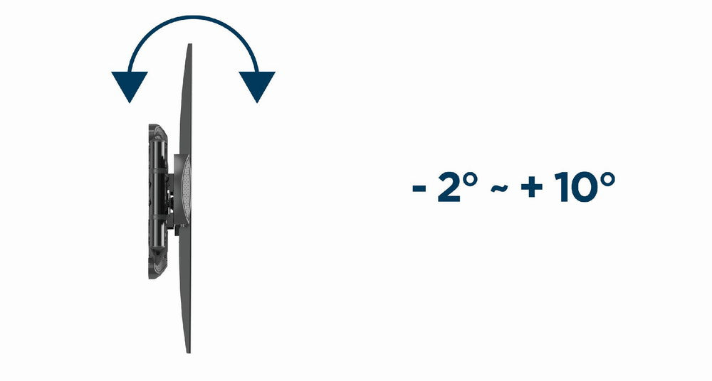 Gembird | Wall mount | WM-58ST-01 | Tilt, swivel, rotate | 32-58 " | Maximum weight (capacity) 36.4 kg | Black