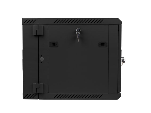 Lanberg | Rack cabinet 19" double-section wall-mount 9U/600x600 (flat pack) | WF02-6609-10B | Black