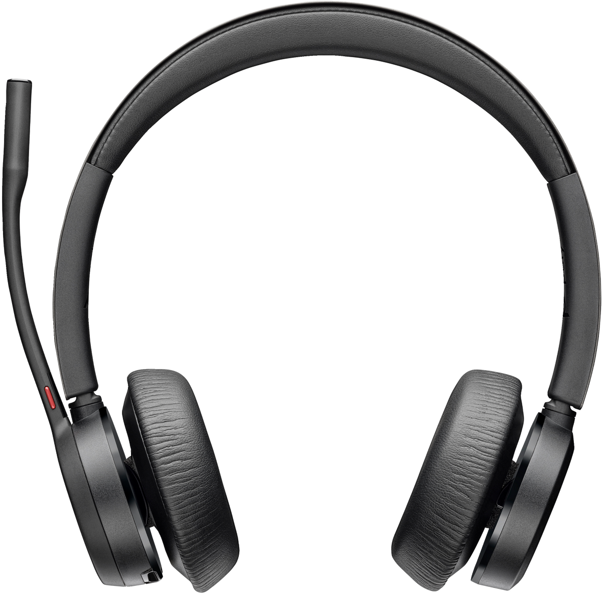 Poly Voyager 4320 MS Teams Belaidės ausinės, Bluetooth, USB-A, +BT700 dongle, +Charging Stand, Juoda