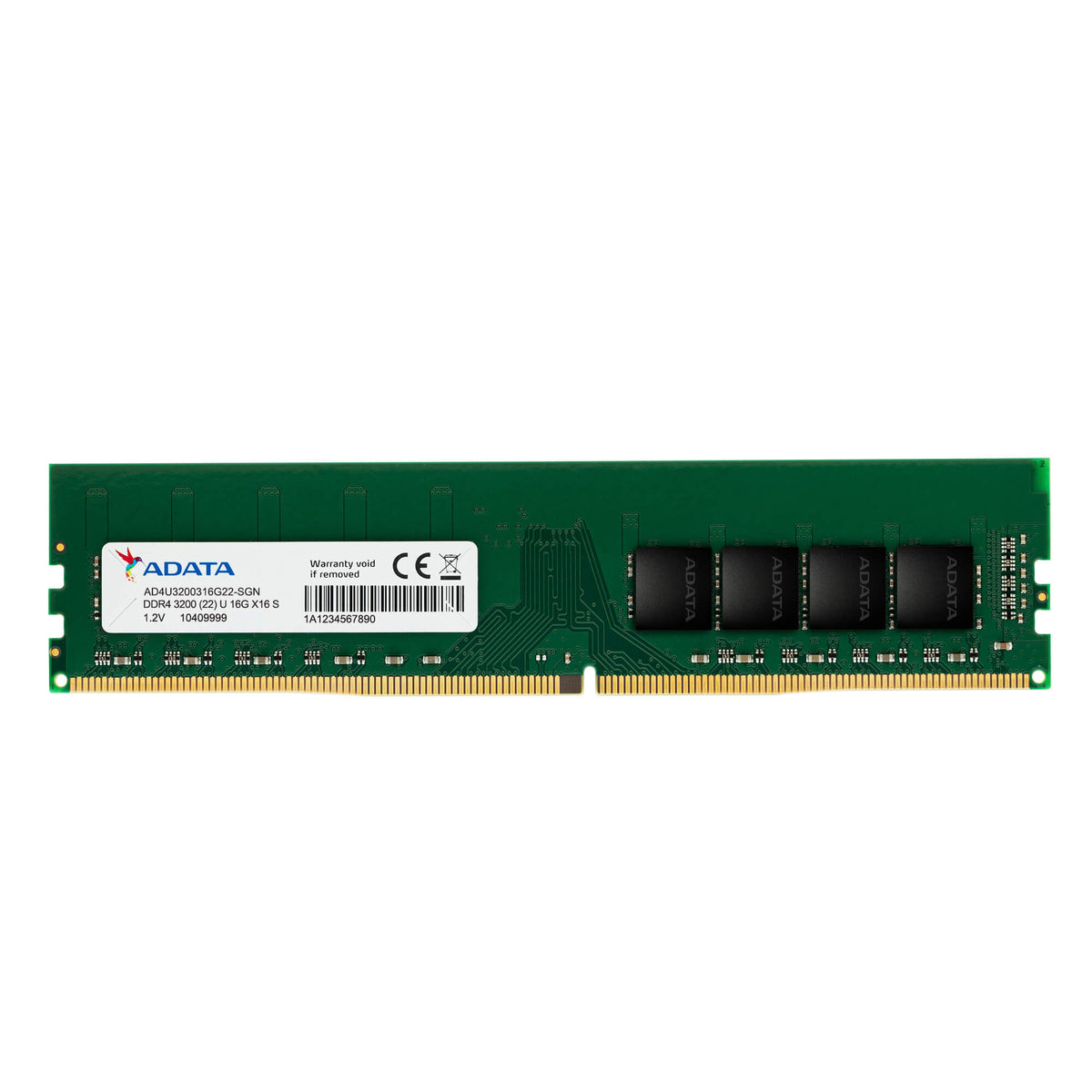ADATA | Premier DDR4 RAM | 16 GB | U-DIMM | 3200 MHz | PC/server | Registered No | ECC No