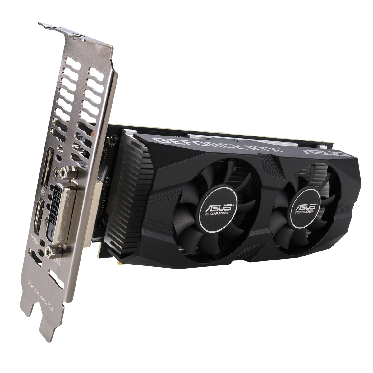 Asus GeForce RTX 3050 LP BRK OC Edition 6GB GDDR6 | NVIDIA | 6 GB | GeForce RTX 3050 | GDDR6 | DVI-D ports quantity 1 | HDMI ports quantity 1 | PCI Express 4.0