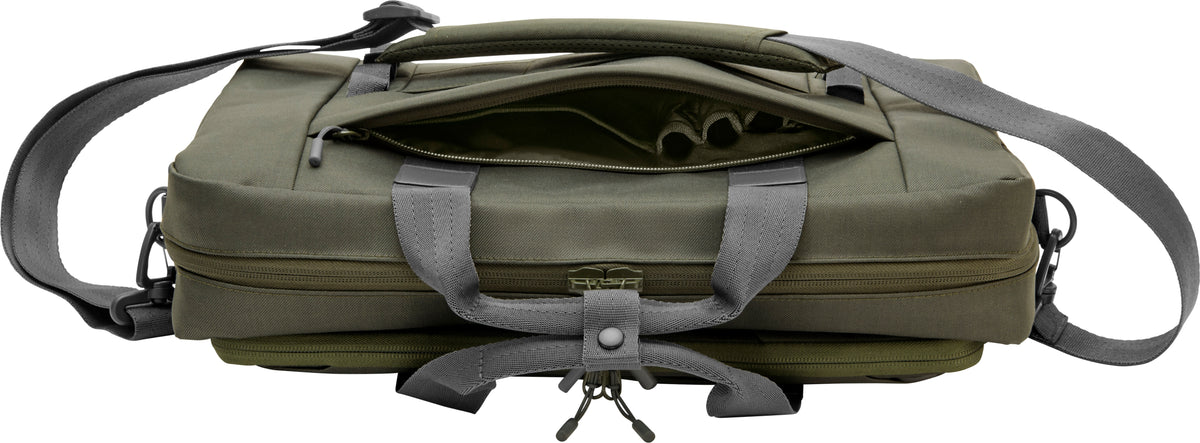 HP Modular 15.6 Top Load, 3-in-One (Pouch, Top Load, Sleeve), Water Resistant, Cable Pass-through, 22 Liter Capacity - Dark Olive Green