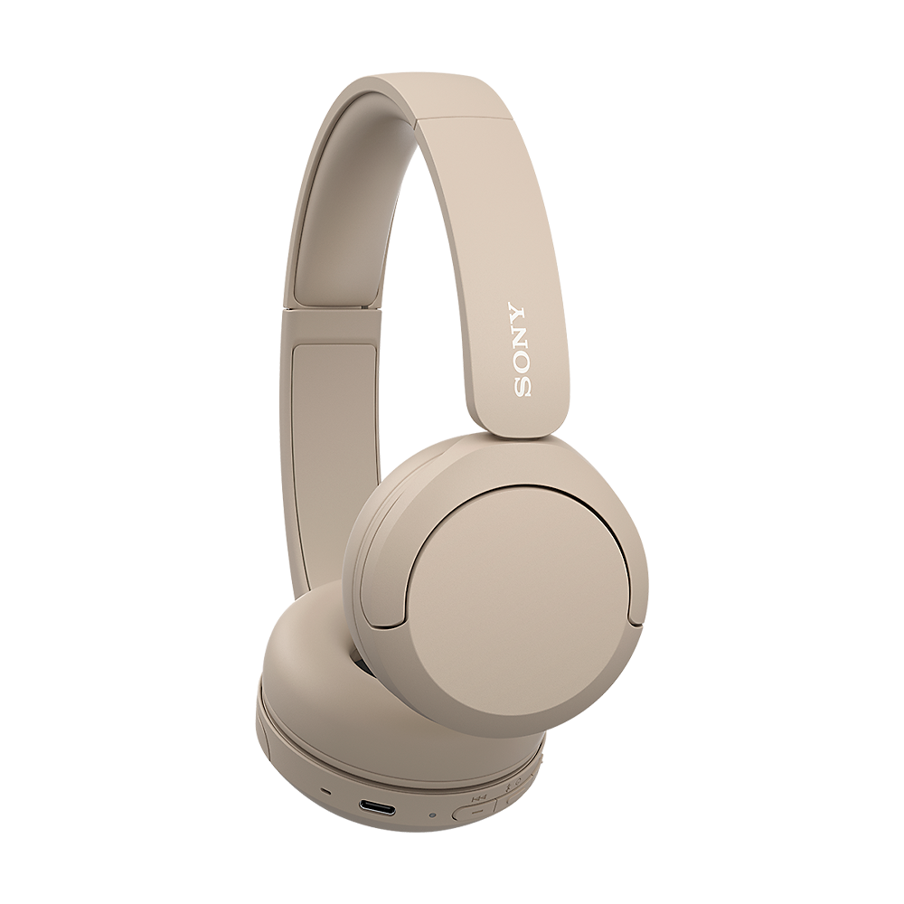 Sony | Wireless Headphones | WH-CH520 | Wireless | On-Ear | Microphone | Beige | Noise canceling | Wireless