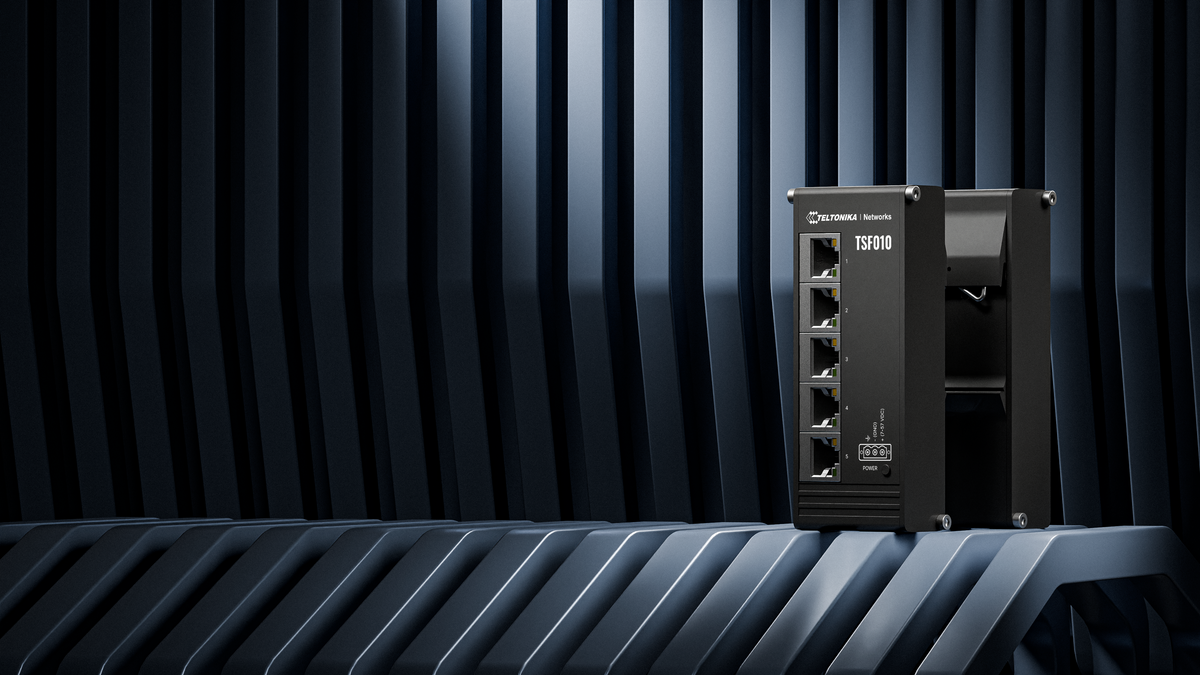 Teltonika | Industrial Switch | TSF010 | Unmanaged | DIN rail mountable | 10/100 Mbps (RJ-45) ports quantity 5 | Power supply type 3-pin industrial DC power socket